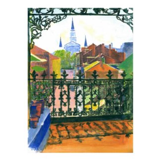 French Quarter Balcony print