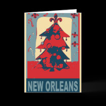 New Orleans Christmas Tree cards