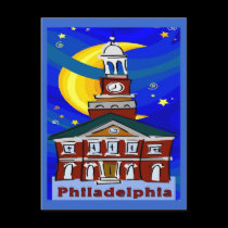 Starry Night Philadelphia postcards